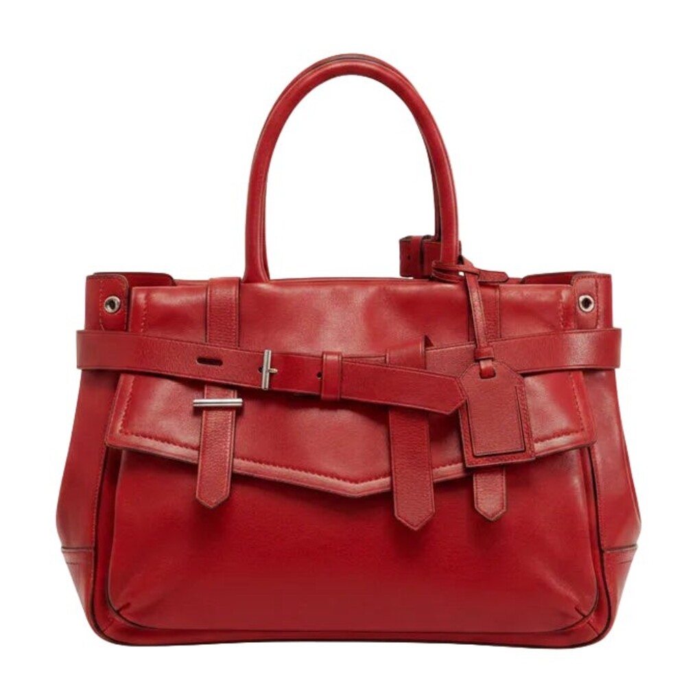 Reed Krakoff Boxer Bag Satchel Red Leather Handbag